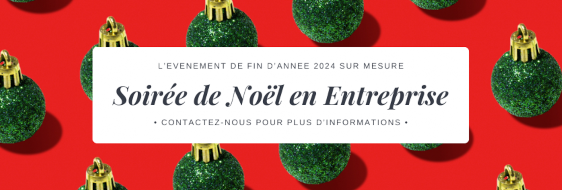 Soirée de Noël en Entreprise